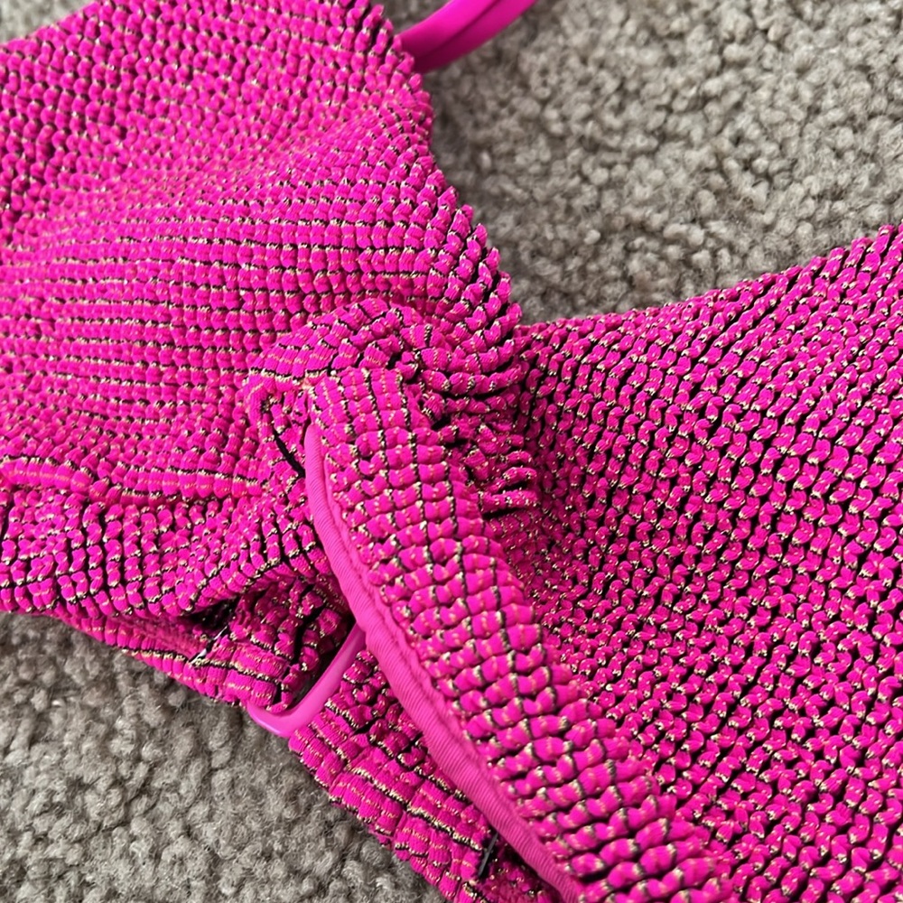 Good American Always Fits Sculpt Bikini Bikini Top, NWT - Picture 5 of 7